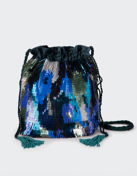 Blue Jewelry Bag - Olivia Dar