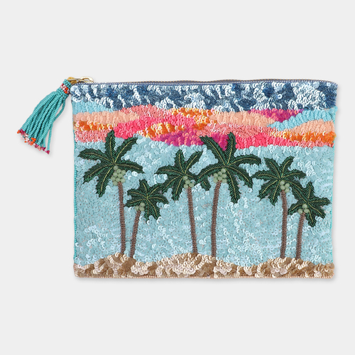 sunset-palm-tree-sequins-pouch