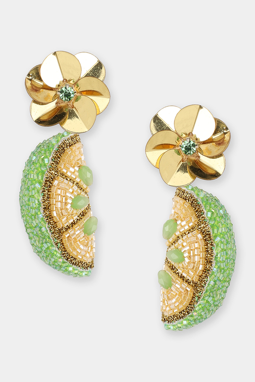 Citrus Earrings "Yellow" Olivia Dar