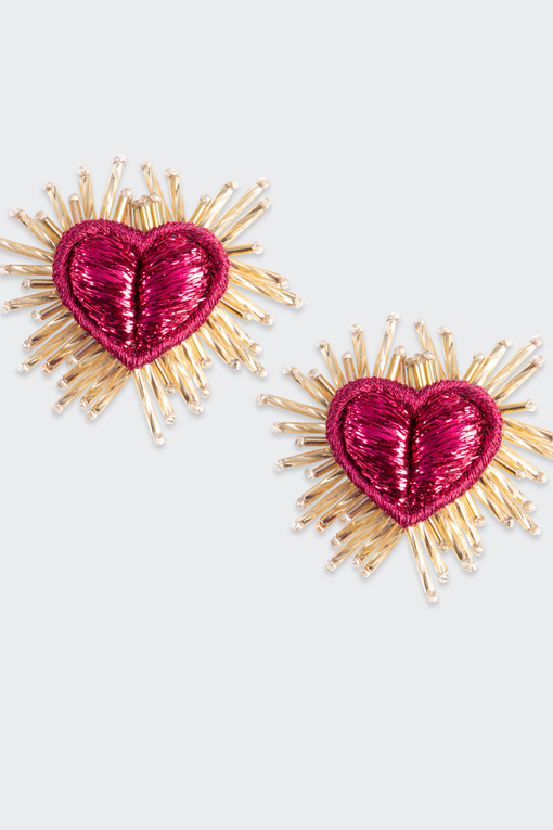 Sparkle Heart Earrings 