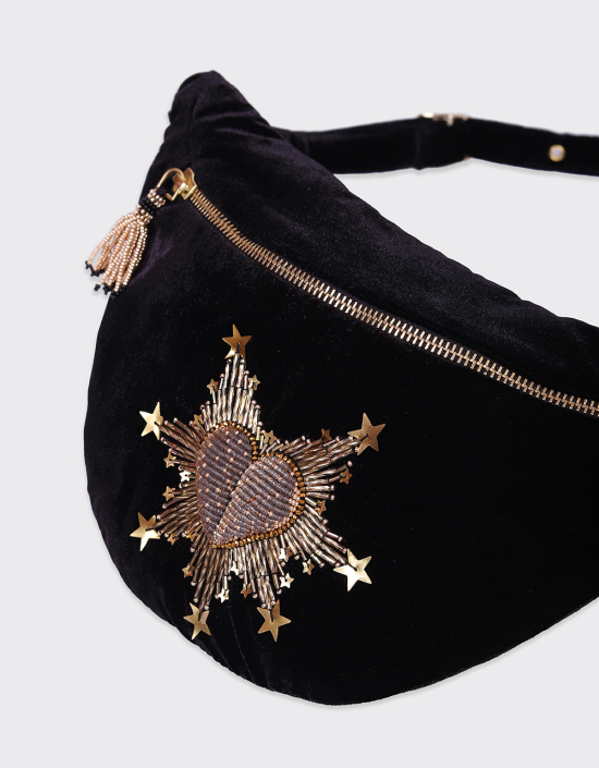 Sparkle Heart Fanny Pack