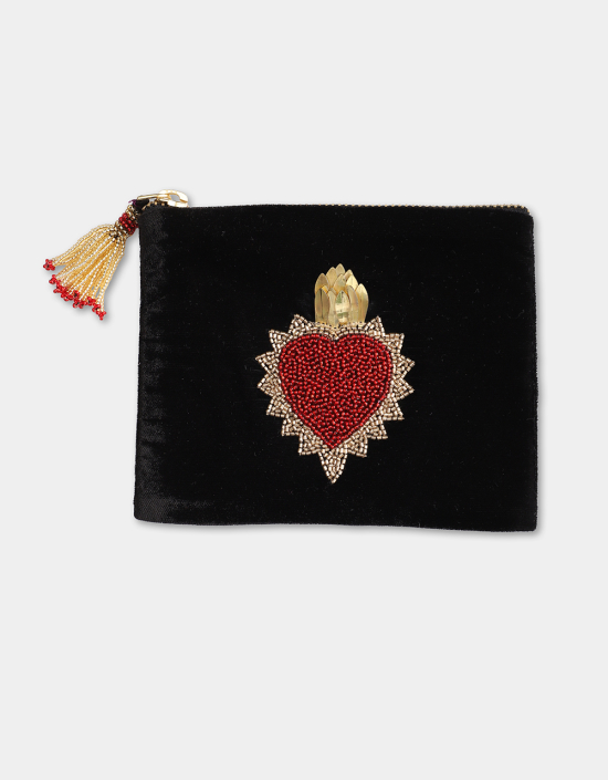 Sacred Heart Jewelry Bag