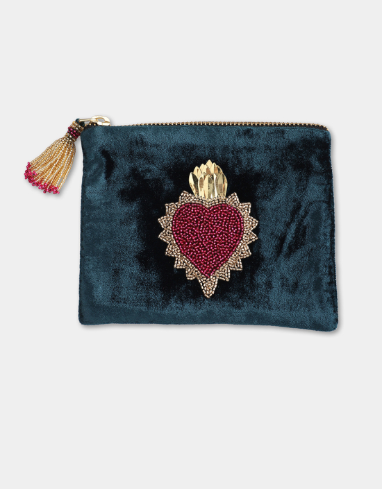 Sacred Heart Jewelry Bag