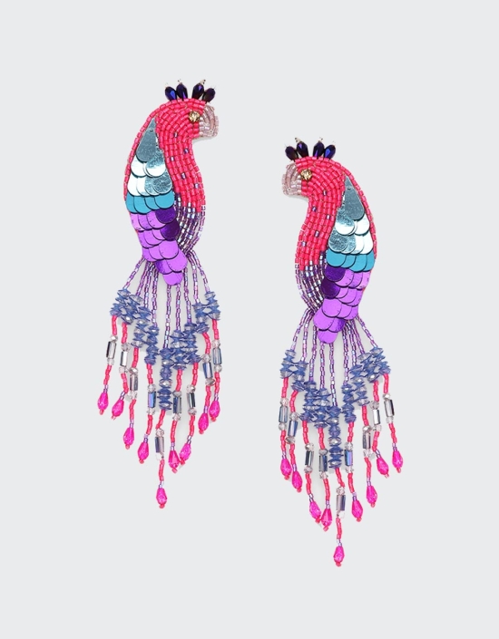 Peacock Earrings