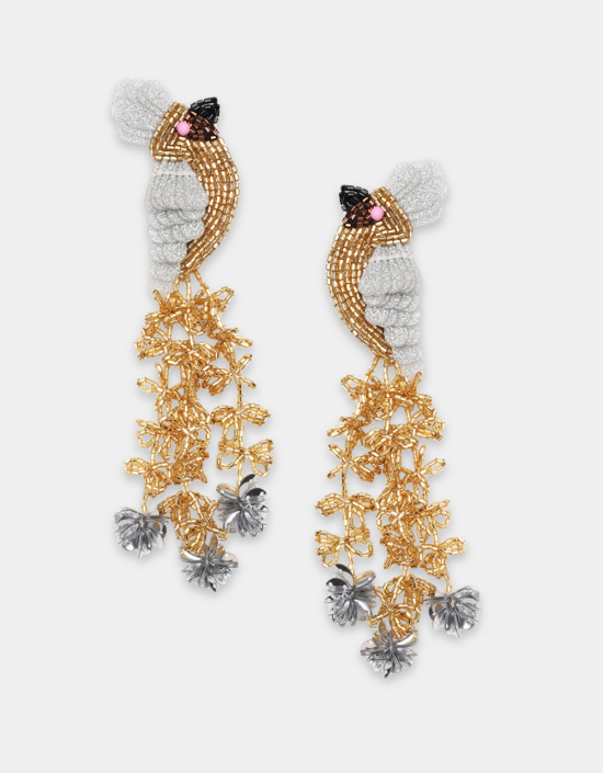 Crystal Bird Earrings