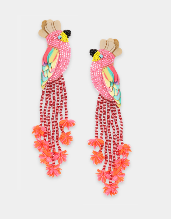 Crystal Bird Earrings