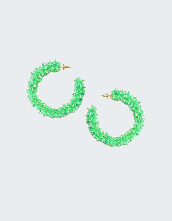 Flower Hoops Large