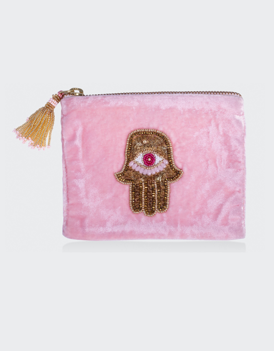 Hamsa Jewelry Bag