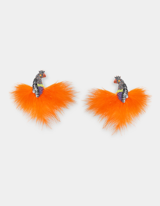 Peacock Feather Earrings