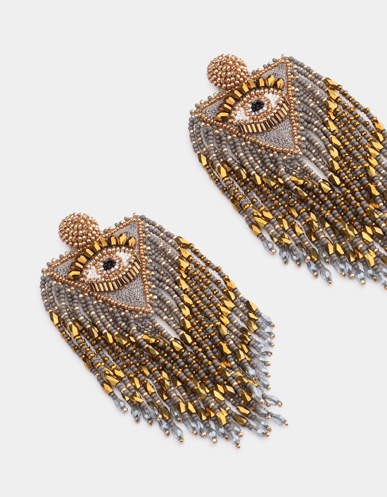 Sunburst Eye Earrings