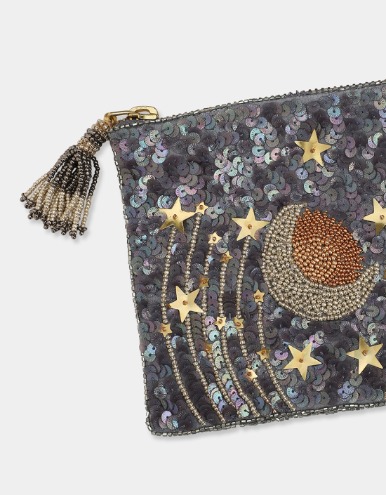Sun Moon Jewelry Bag