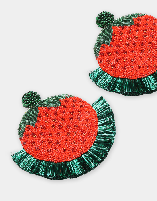 Mosaic Strawberry Earrings