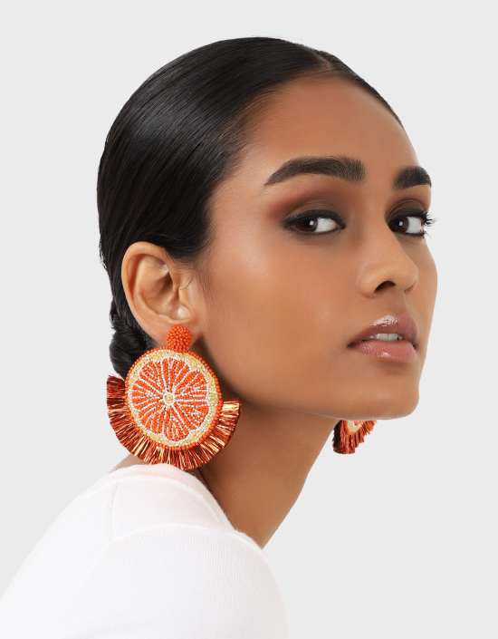 Mosaic Citrus Earrings