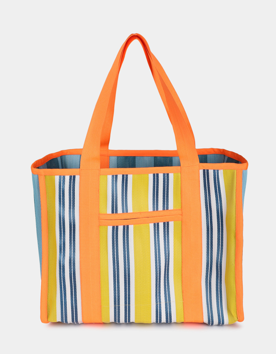 Striped Shopping Bag