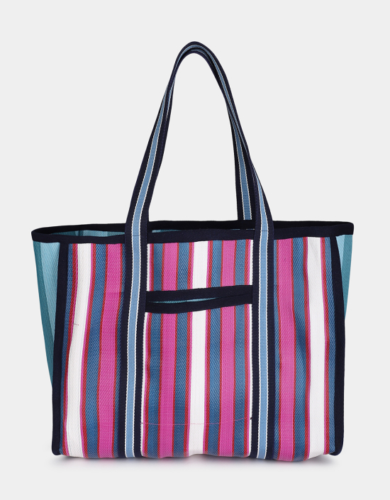 Striped Shopping Bag