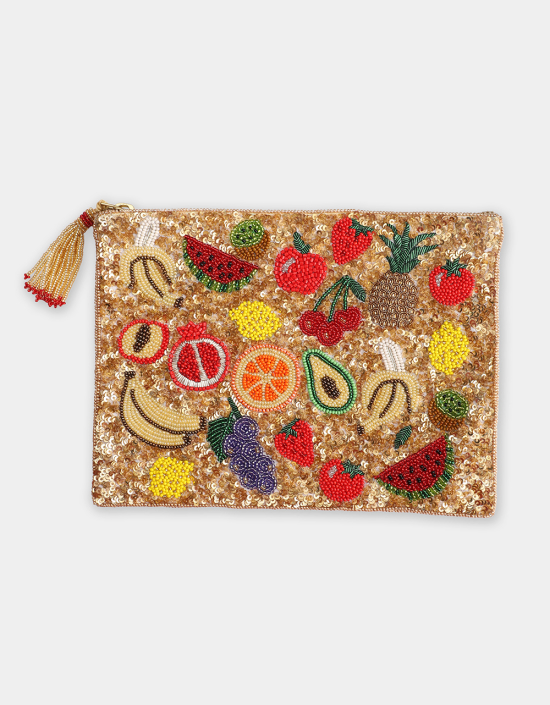 Mixed Fruits Jewelry Bag