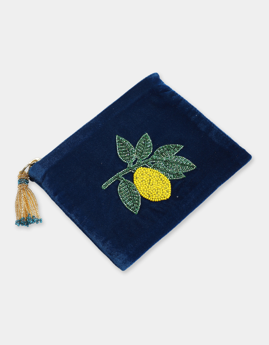 Lemon Jewelry Bag