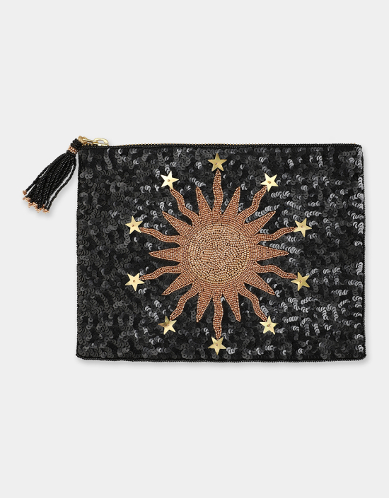 Sun Sequins Jewelry Bag