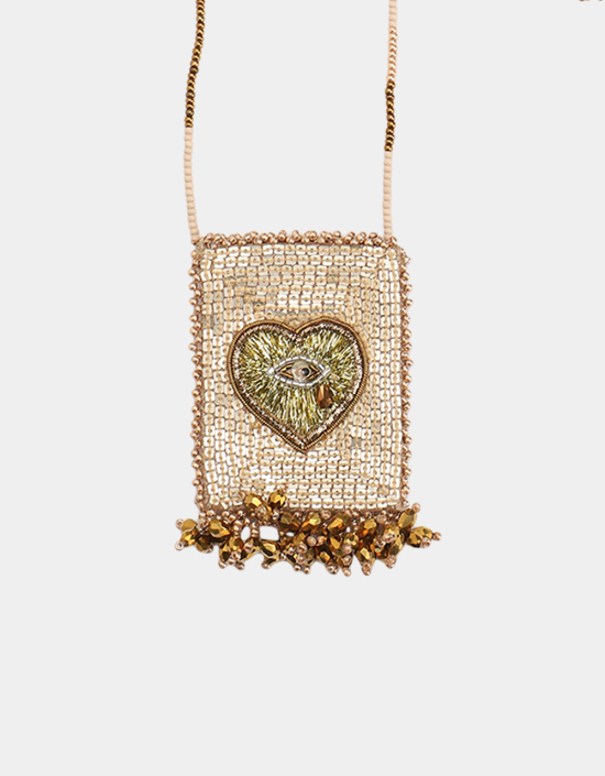 Heart Eye Talisman Necklace