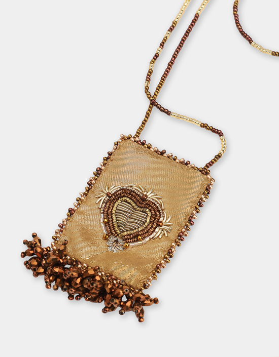 Mexican Heart Talisman Necklace