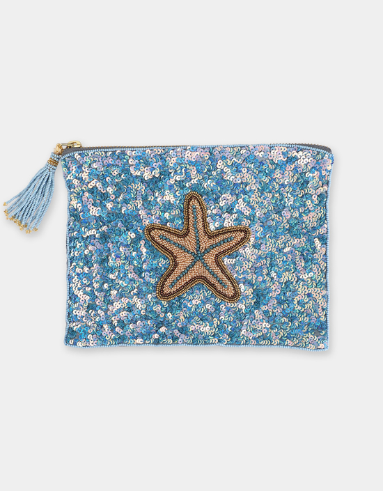 Starfish Sequins Jewelry Bag