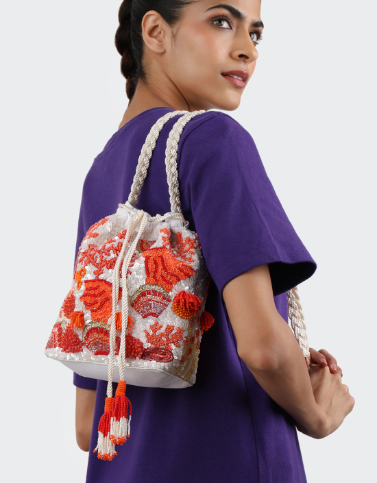 Bucket Bag Coral