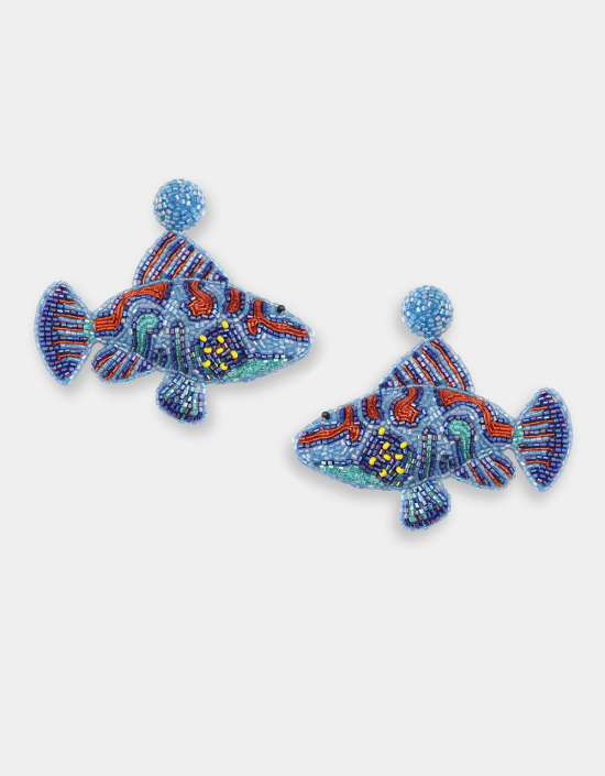 Mandarin Fish Earrings
