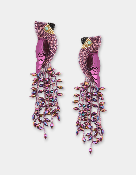 Cardinal Earrings