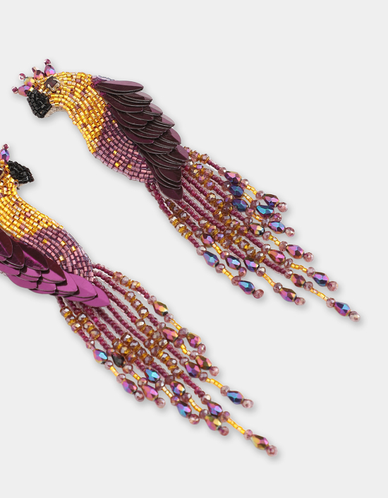 Peacock Earrings