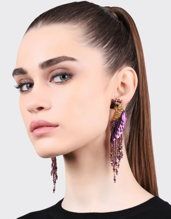 Peacock Earrings