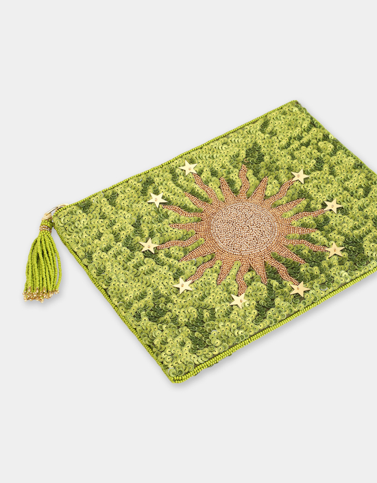 Sun Sequins Jewelry Bag