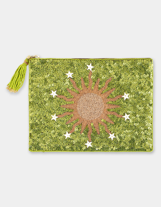 Sun Sequins Jewelry Bag