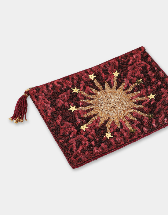 Sun Sequins Jewelry Bag