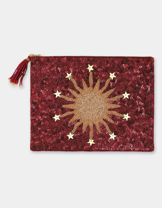 Sun Sequins Jewelry Bag