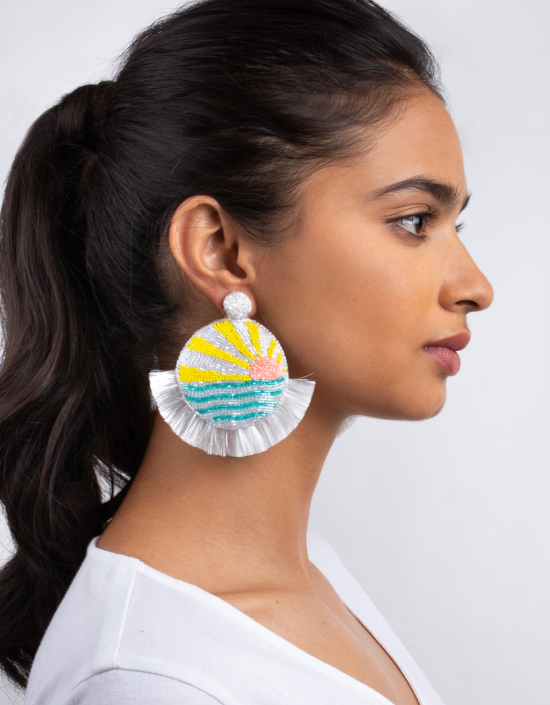 Mosaic Sunset Earrings