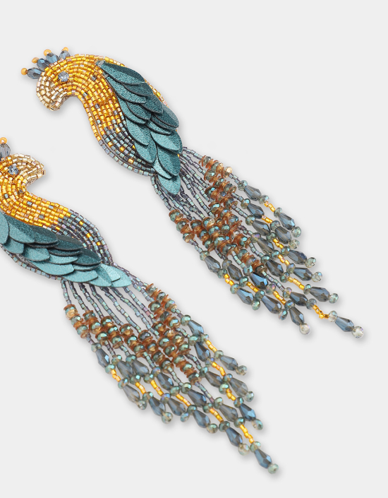 Peacock Earrings