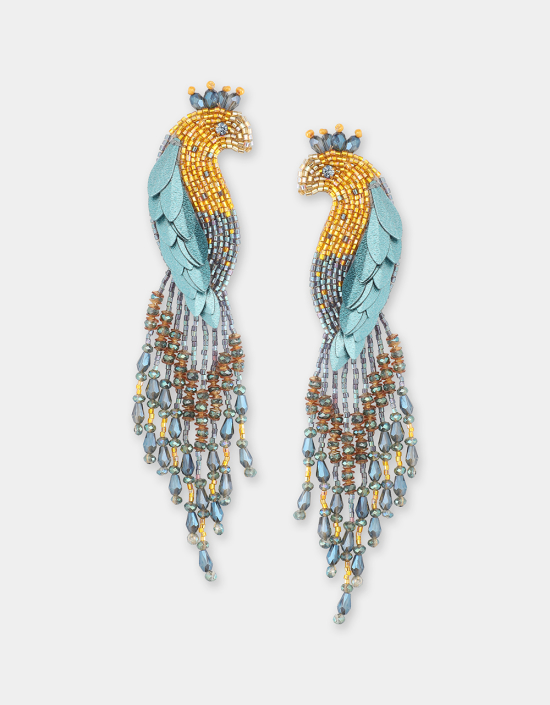 Peacock Earrings