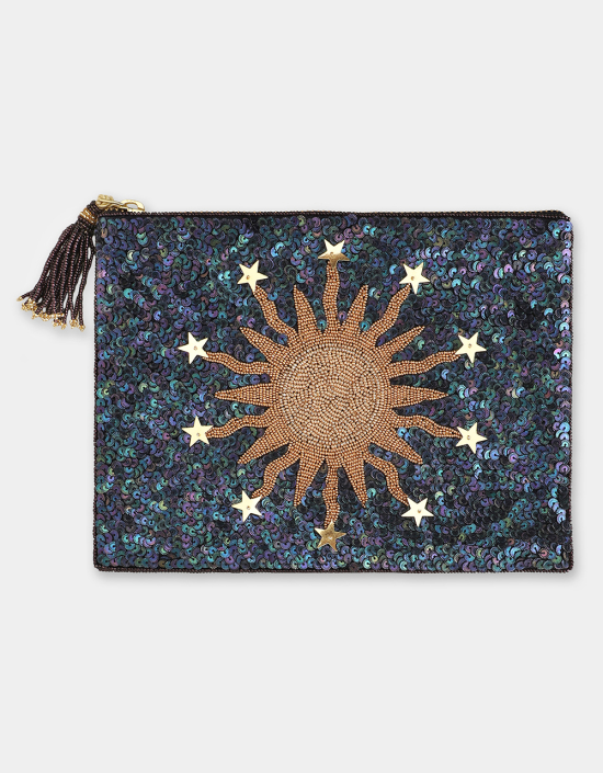 Sun Sequins Jewelry Bag