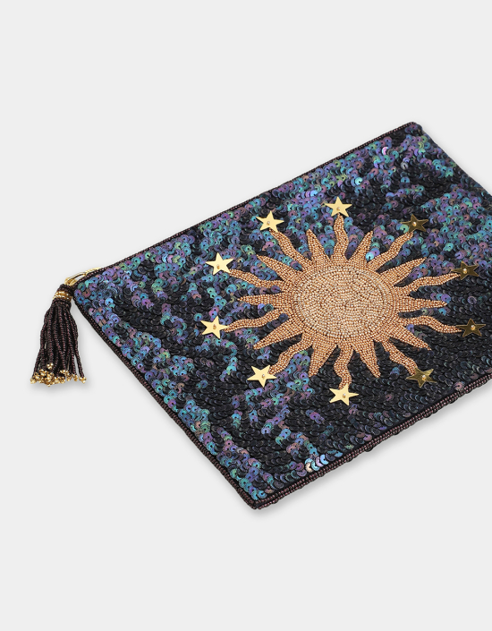 Sun Sequins Jewelry Bag