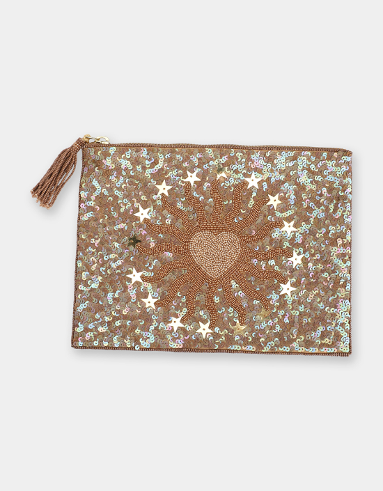 Heart Sequin Bag