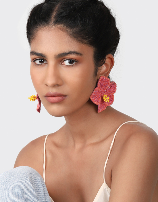 Hibiscus Earrings