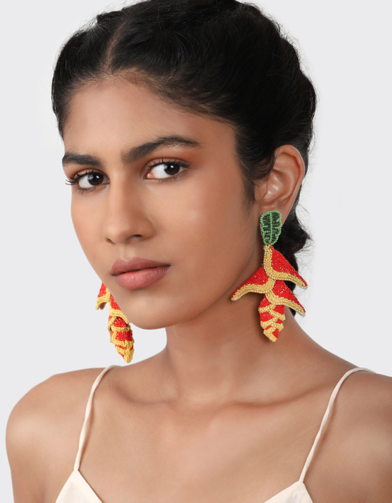 Heliconia Earrings