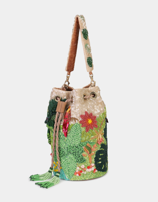 Tropical Forest Bucket Bag