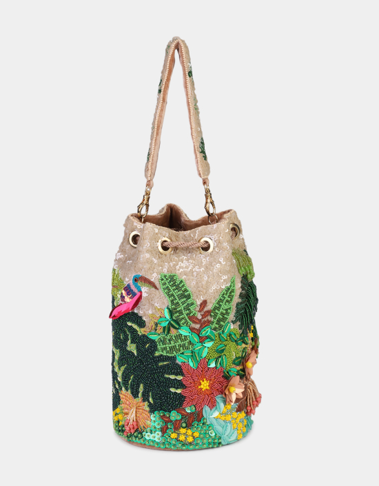 Tropical Forest Bucket Bag