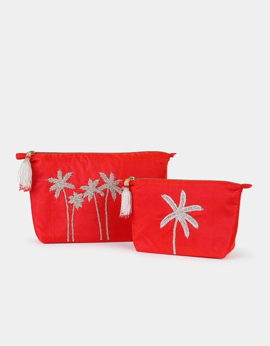 Palm Tree Make Up Bag