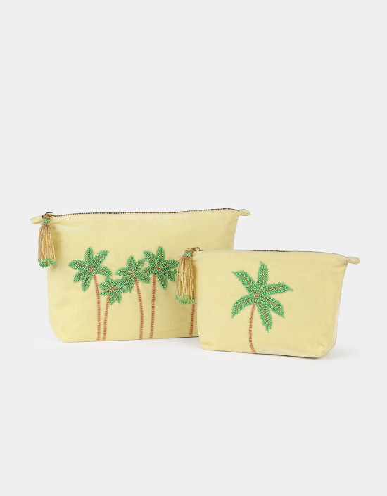 Palm Tree Make Up Bag