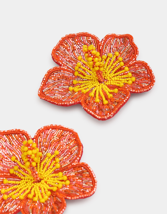 Hibiscus Earrings