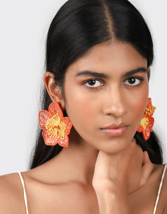 Hibiscus Earrings