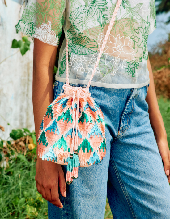 Diamond Ikat Bag