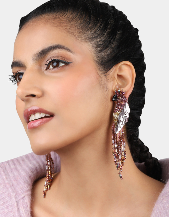 Peacock Earrings